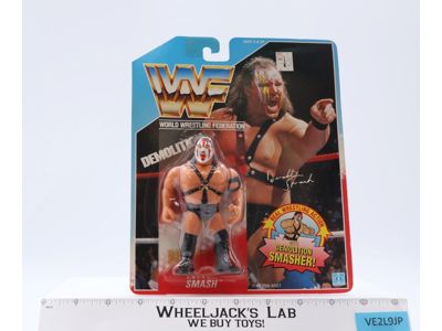 Demolition Smash WWF Wrestling 1990 Hasbro Action Figure NEW MOSC SEALED