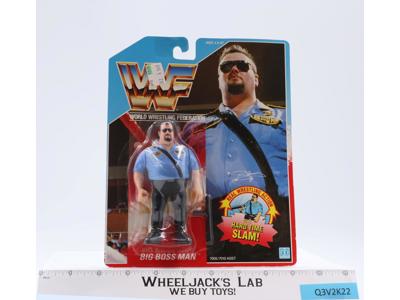 Big Boss Man WWF Wrestling 1990 Hasbro Action Figure NEW MOSC SEALED