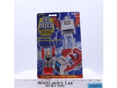 Block Head Enemy Robot Cement Mixer Gobots 1984 Tonka Action Figure NEW SEALED