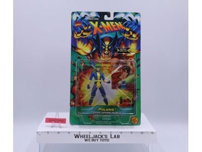 Polaris X-Men Power Upper Punch 1996 Toy Biz NEW MOSC Marvel Comics w/ Card