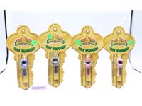 Lot of 4 Key Toppers Mighty Morphin Power Rangers 1994 Saban NEW SEALED