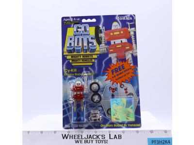Cy-Kill Enemy Robot Leader Car 3D Sticker Gobots 1985 Tonka Figure NEW SEALED