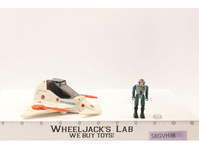 StarWolf W/ Tom Waldron 100% Complete Starcom 1986 Coleco Action Figure Vehicle