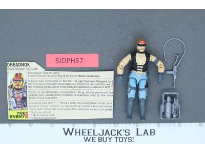 Torch V1 100% Complete G.I. Joe 1985 Hasbro Vintage Action Figure