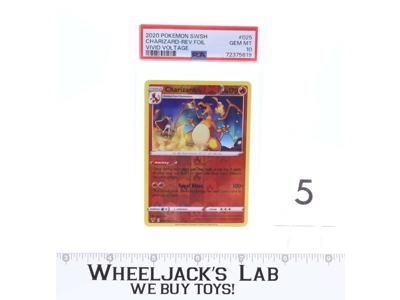 Charizard-Rev.Foil 2020 SWSH 025 PSA GRADED 10 Gem MT Pokemon Vivid Voltage Card