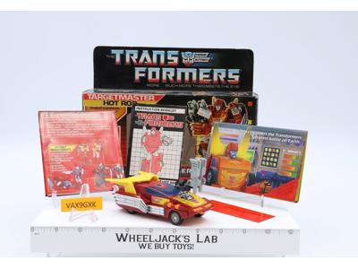 Targetmaster Hot Rod 100% Complete W/Box 1987 Vintage G1 Transformers Figure