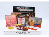 Targetmaster Hot Rod 100% Complete W/Box 1987 Vintage G1 Transformers Figure