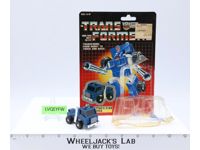Pipes 100% Complete W/CARDBACK & BUBBLE 1986 G1 Transformers Vintage Figure