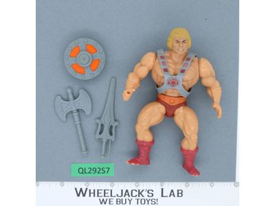He-Man 100% Complete He-Man Masters of the Universe MOTU 1982 Mattel Vintage