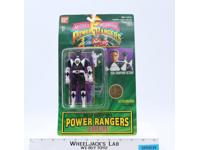 Auto Morphin Zach Black Ranger Mighty Morphin Power Rangers 1994 Bandai NEW MOSC