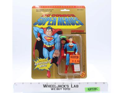 Superman KRYPTONITE RING 1989 Toybiz DC Comics Superheroes MOSC Vintage
