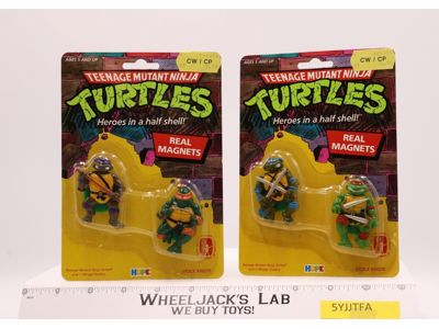 Lot of Character Magnets Teenage Mutant Ninja Turtles 1988 Hope Ind. NEW SEALED