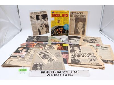 Starsky & Hutch LOT #8 Newspaper Clippings Magazine 1970s David Soul Paul Glaser