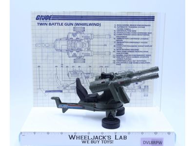 Whirlwind 100% Complete G.I. Joe Hasbro 1983 Vintage Action Figure Vehicle