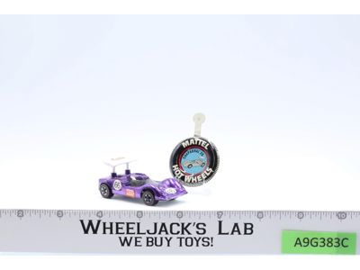 Chaparral 2G Purple 1968 Redline Hot Wheels Mattel Vintage Redline RL w/ Button