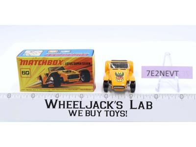 Lotus Super Seven No 60 Superfast Lesney Matchbox 1973 W/Box England Vintage
