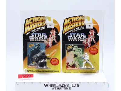 Lot of 2 Action Masters Star Wars Kenner/Carolco Die-Cast Figures NEW SEALED