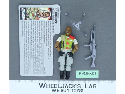 Roadblock V2 100% Complete G.I. Joe 1986 Hasbro Vintage Action Figure