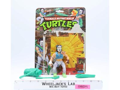 Casey Jones 100% Complete W/Card TMNT 1989 Playmates Vintage Action Figure