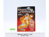 Wheelie 100% Complete W/CARDBACK & BUBBLE 1986 G1 Transformers Action Figure