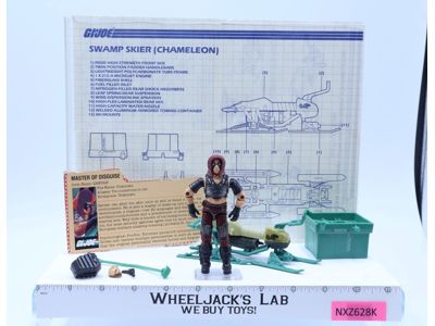 Zartan With Chameleon 100% Complete G.I. Joe 1984 Hasbro Vintage Vehicle