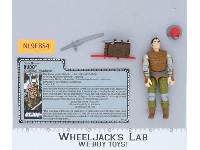 Budo V1 100% Complete G.I. Joe 1988 Hasbro Vintage Action Figure