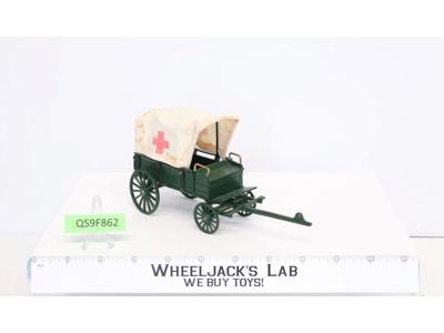 Medic Wagon Horsedrawn Ambulance Elastolin Diecast Toy Soldier Vintage Military