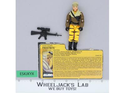 Frostbite V2 Tiger Force Complete 1988 G.I. Joe Hasbro Vintage Action Figure