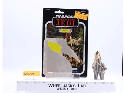 Teebo Ewok 100% Complete 77 Back-A Star Wars ROTJ 1983 Kenner Figure NO REPRO