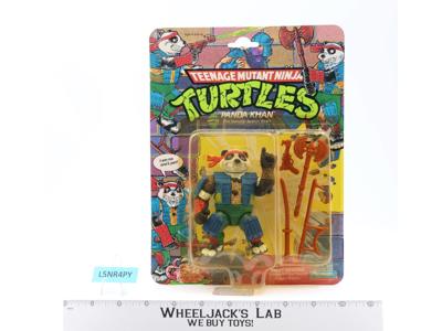 Panda Khan Teenage Mutant Ninja Turtles TMNT 1990 Playmates NEW MOSC SEALED