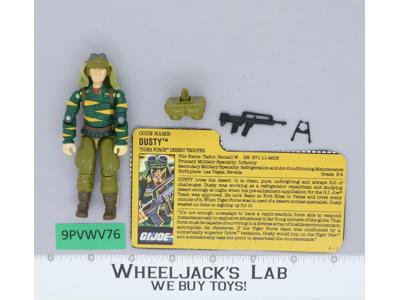 Dusty V2 Tiger Force 100% Complete G.I. Joe 1988 Hasbro Vintage Action Figure