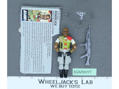 Roadblock V2 100% Complete G.I. Joe 1986 Hasbro Vintage Action Figure