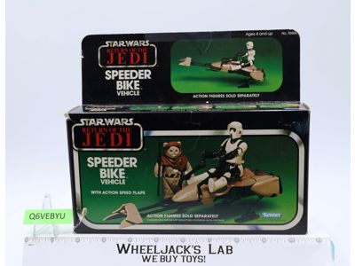 Speeder Bike 100% Complete W/Box Star Wars ROTJ Kenner 1983 Vehicle