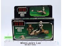 Speeder Bike 100% Complete W/Box Star Wars ROTJ Kenner 1983 Vehicle