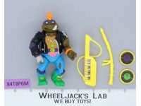 Punker Don 100% Complete Teenage Mutant Ninja Turtles 1991 Playmates Vintage