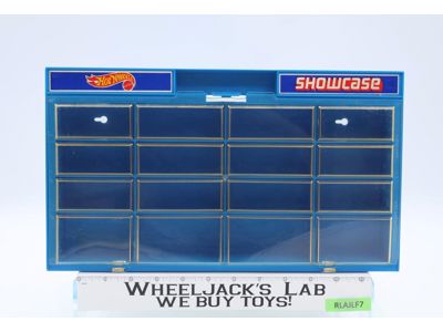16 Car Wall Mount Showcase Hot Wheels 1981 Mattel Vintage Storage Case