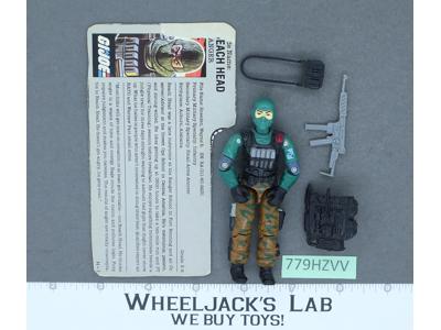 Beach Head V1 100% Complete G.I. Joe 1986 Hasbro Vintage Action Figure