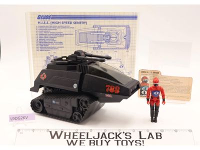 HISS Tank W/Cobra Driver 100% Complete 1983 GI Joe ARAH Hasbro Vintage Vehicle