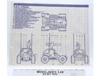 A.W.E. Striker 1985 ORIGINAL Instructions/ Blueprints G.I. Joe Hasbro Vehicle