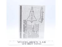 Cobra Liquidator A.T.F. 1992 ORIGINAL Instructions/ Blueprints G.I. Joe Vehicle