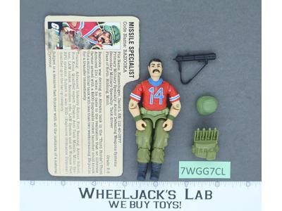 Bazooka V1 100% Complete G.I. Joe 1985 Hasbro Vintage Action Figure