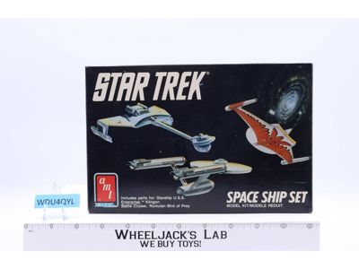 Space Ship Set Star Trek AMT ERTL 1989 Vintage Model Kit NEW MIB