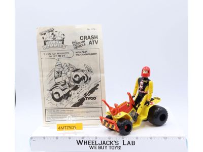 ATV W/ Flip 100% Complete Crash Dummies 1992 Tyco Action Figure Vehicle