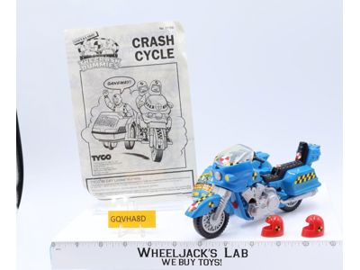 Blue Crash Cycle 100% Complete Crash Dummies 1992 Tyco Action Figure Vehicle