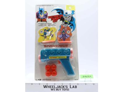 Batpistol Target Set DC Comics Batman 1982 Henry Gordy NEW MOSC SEALED