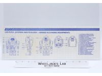 S.N.A.K.E. 1983 ORIGINAL Instructions Blueprints G.I. Joe Action Figure Vehicle