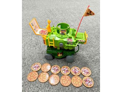 Pizza Thrower 100% Complete TMNT 1989 Vintage Playmates Action Figure Vehicle