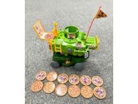 Pizza Thrower 100% Complete TMNT 1989 Vintage Playmates Action Figure Vehicle
