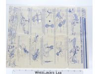 Dragonfly 1983 ORIGINAL Instructions / Blueprints G.I. Joe Action Figure