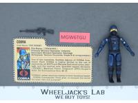 Cobra V1 Straight Arm 100% Complete G.I. Joe 1982 Hasbro Vintage Action Figure